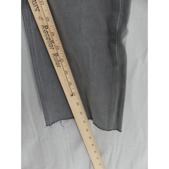 BA&SH Womens 3 Jeans Aurel Wide Leg High Rise US Size 10 Gray NEW - Picture 6 of 12
